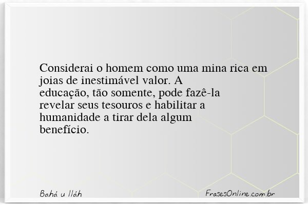 Frase de Bahá u lláh