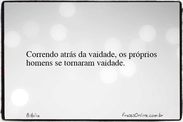 Frase de Bíblia