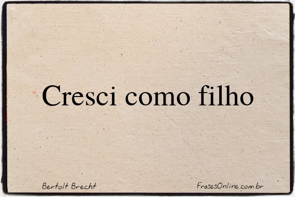 Frase de Bertolt Brecht