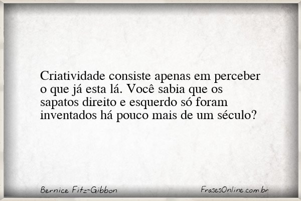 Frase de Bernice Fitz-Gibbon