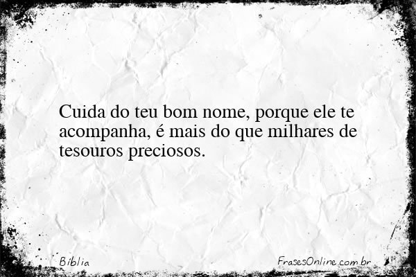 Frase de Bíblia