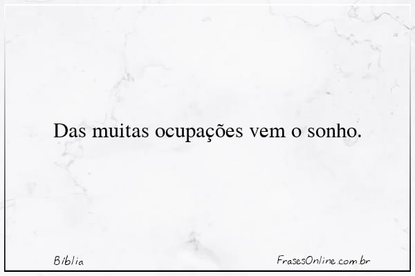 Frase de Bíblia