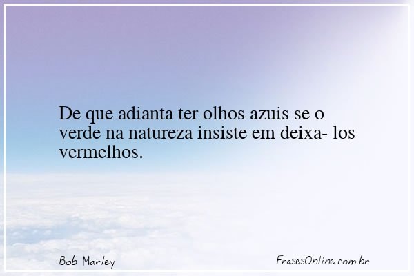 Frase de Bob Marley