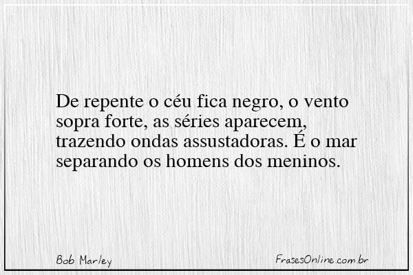 Frase de Bob Marley
