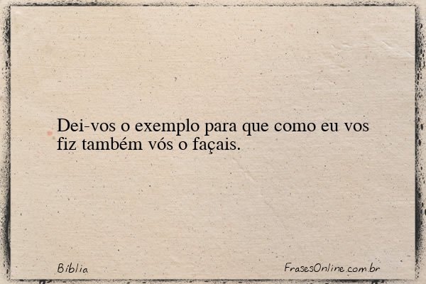 Frase de Bíblia