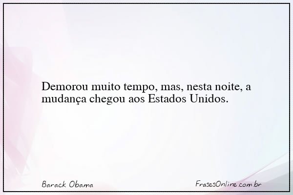 Frase de Barack Obama