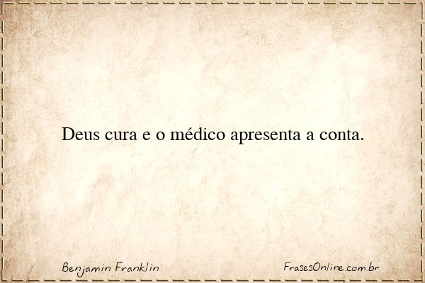 Frase de Benjamin Franklin