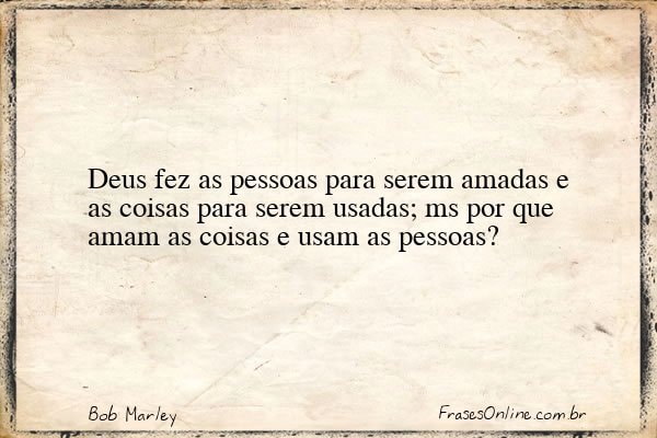 Frase de Bob Marley