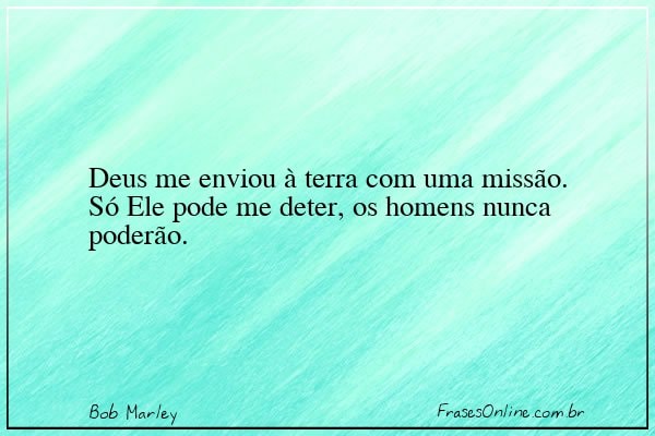 Frase de Bob Marley