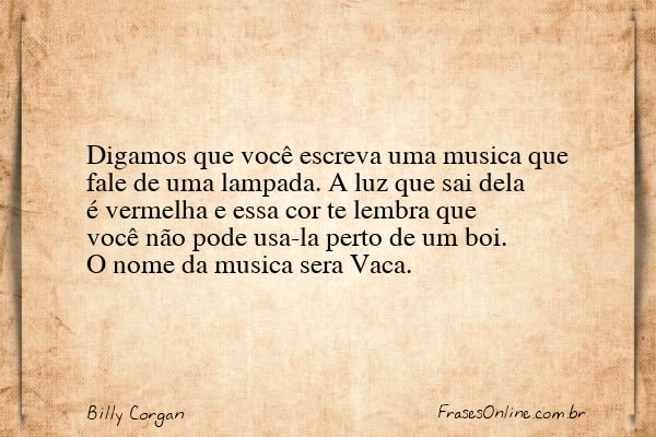 Frase de Billy Corgan