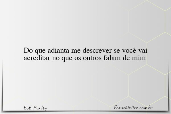 Frase de Bob Marley