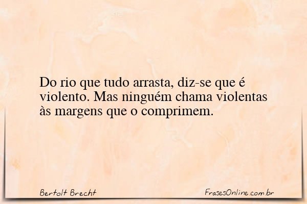 Frase de Bertolt Brecht