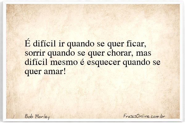 Frase de Bob Marley