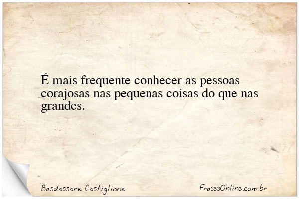 Frase de Basdassare Castiglione