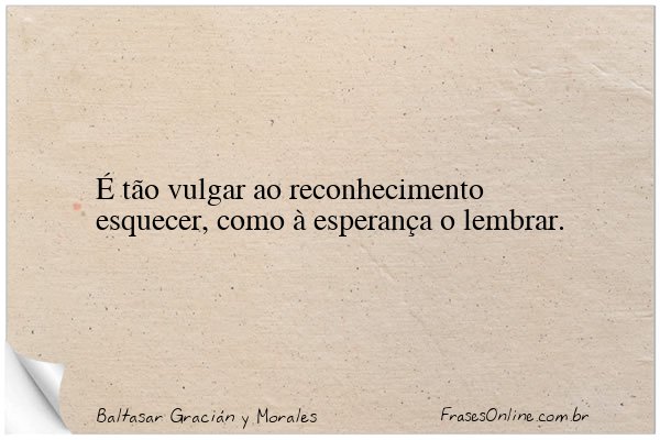 Frase de Baltasar Gracián y Morales