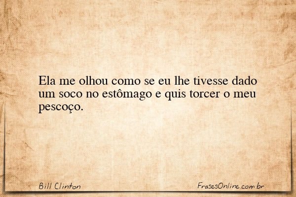 Frase de Bill Clinton