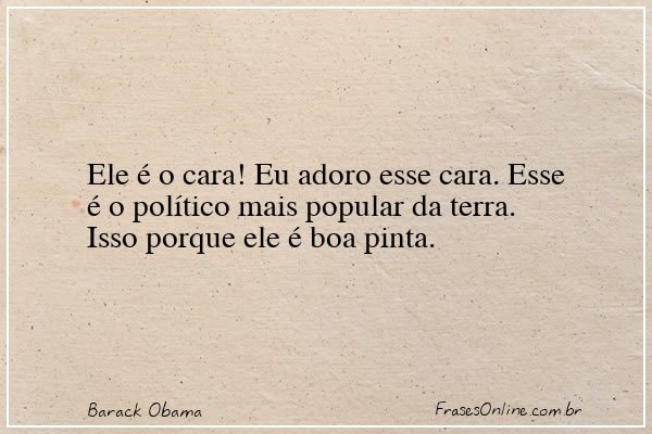 Frase de Barack Obama