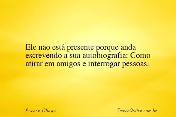 Frase de Barack Obama