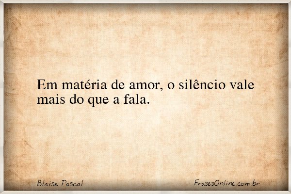 Frase de Blaise Pascal