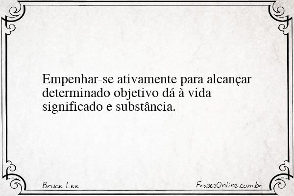 Frase de Bruce Lee
