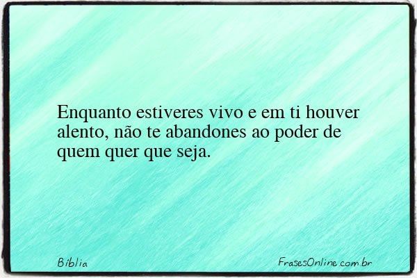 Frase de Bíblia