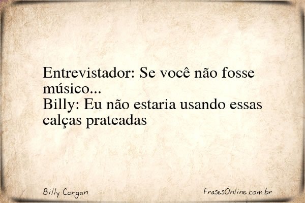 Frase de Billy Corgan