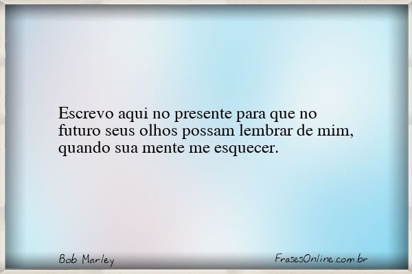 Frase de Bob Marley