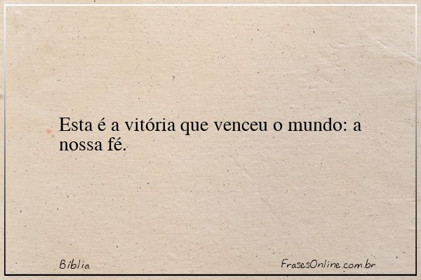 Frase de Bíblia