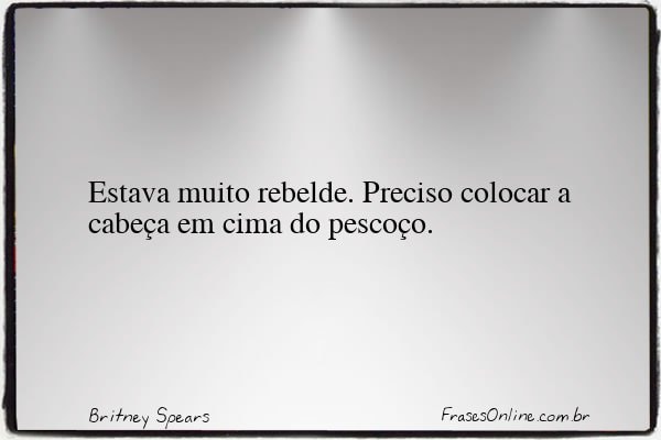 Frase de Britney Spears