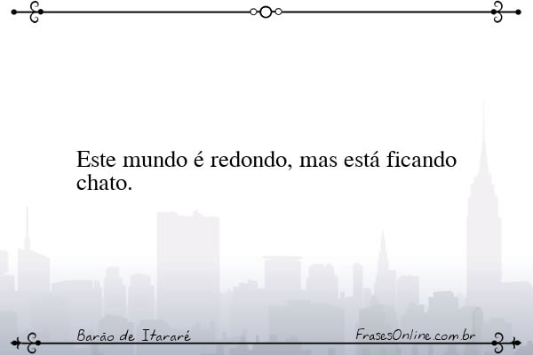 Frase de Barão de Itararé