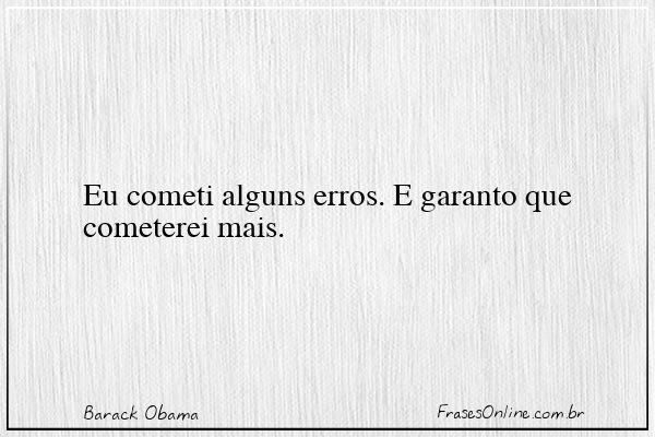 Frase de Barack Obama