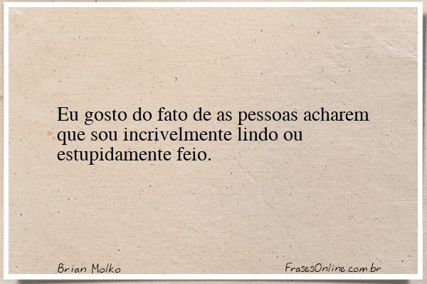 Frase de Brian Molko
