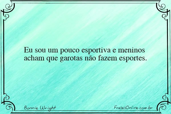 Frase de Bonnie Wright