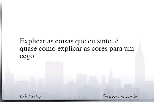 Frase de Bob Marley