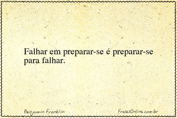 Frase de Benjamin Franklin