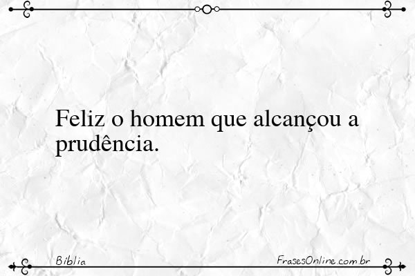 Frase de Bíblia