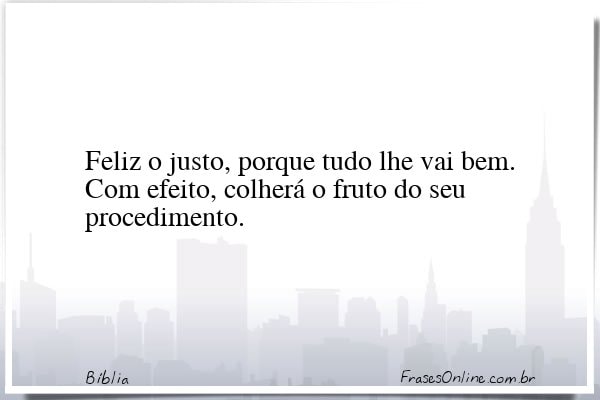 Frase de Bíblia