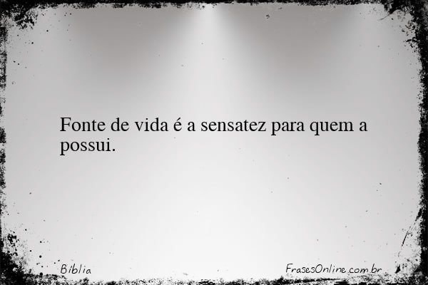 Frase de Bíblia