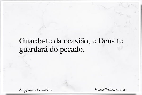 Frase de Benjamin Franklin