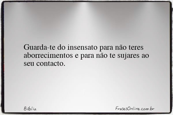 Frase de Bíblia