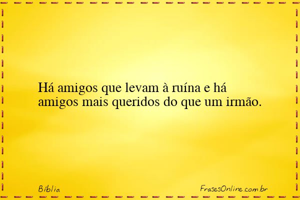 Frase de Bíblia