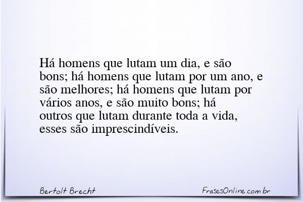 Frase de Bertolt Brecht