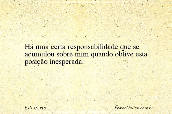 Frase de Bill Gates
