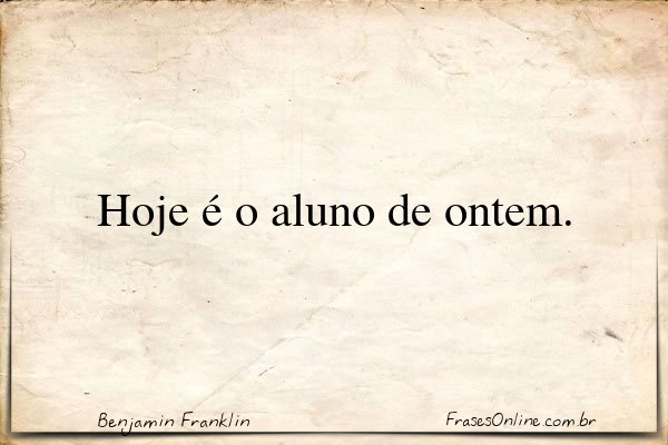 Frase de Benjamin Franklin