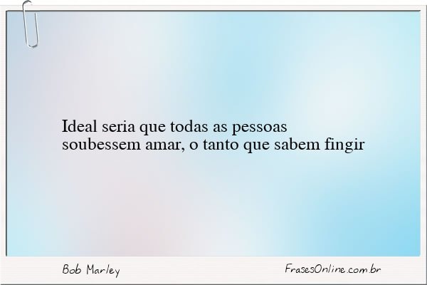 Frase de Bob Marley