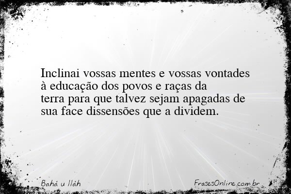 Frase de Bahá u lláh