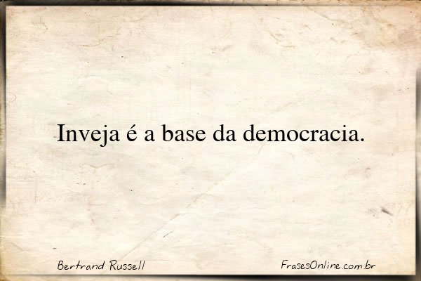 Frase de Bertrand Russell