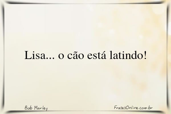 Frase de Bob Marley