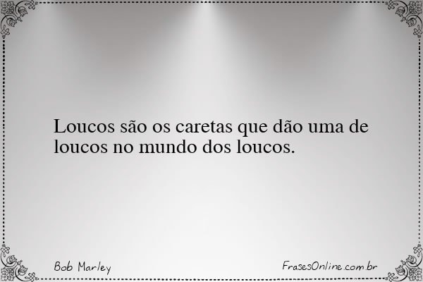 Frase de Bob Marley