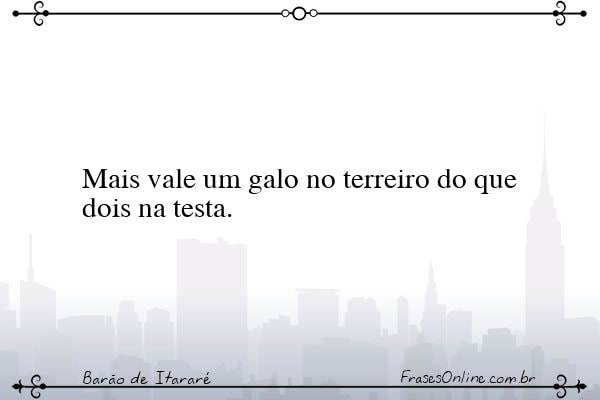 Frase de Barão de Itararé